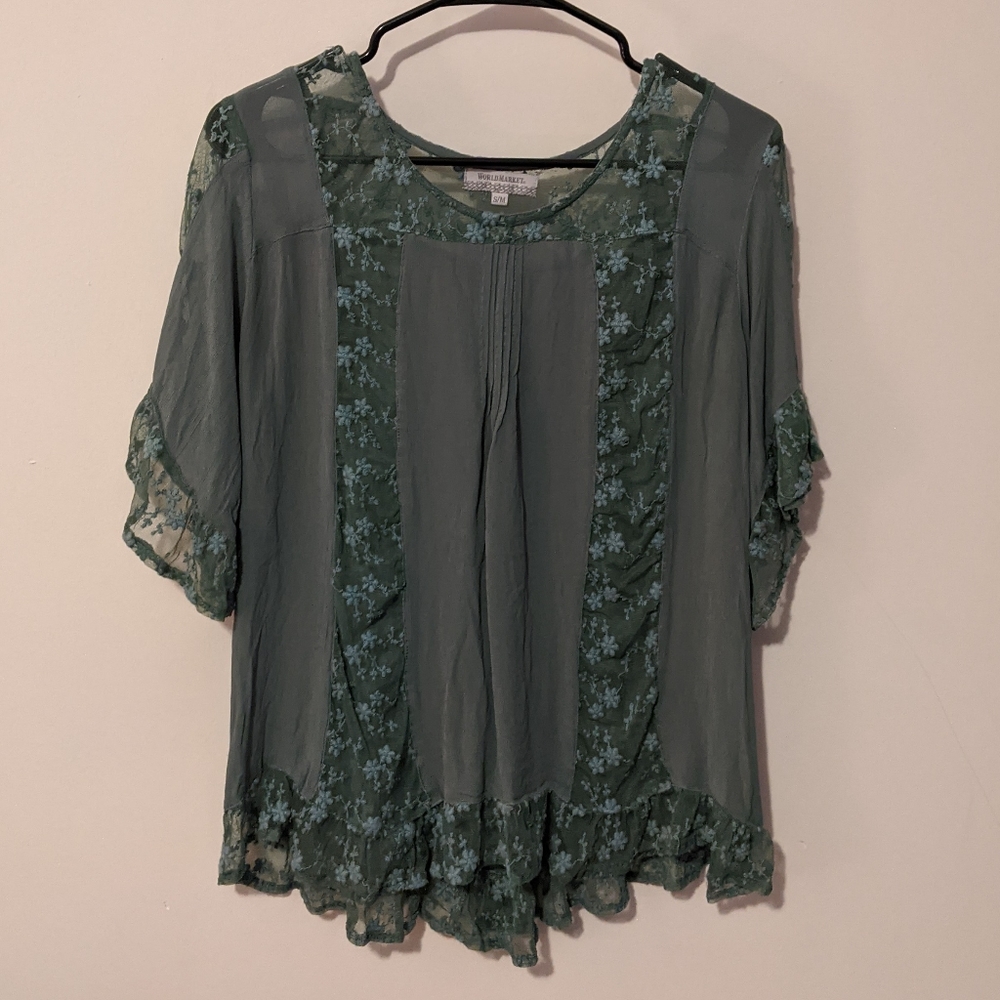 World Market Boho top